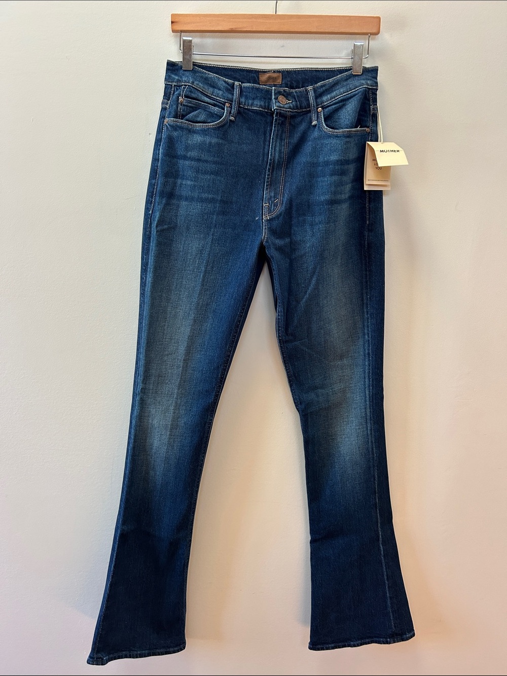 MOTHER Men's Dark Indigo Bootcut Jeans